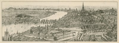 Veduta di Londra al tempo di re Enrico VIII da English School