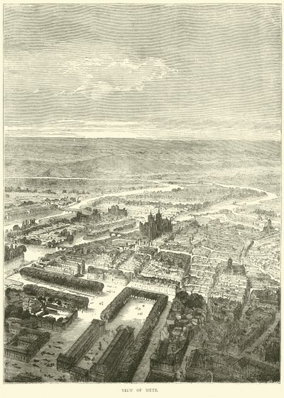 Veduta di Metz da English School