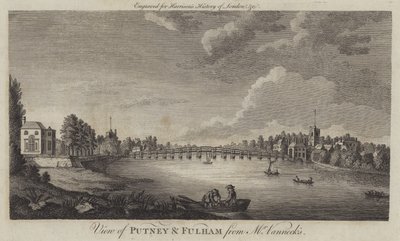 Veduta di Putney e Fulham dalla casa di Mr Vanneck da English School