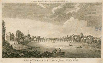Veduta di Putney e Fulham da Mr Vannecks da English School