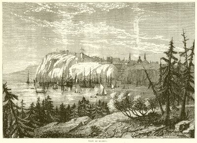 Veduta di Quebec da English School