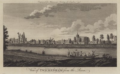 Veduta di Twickenham dal Tamigi da English School