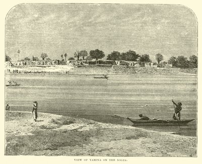 Veduta di Yamina sul Niger da English School