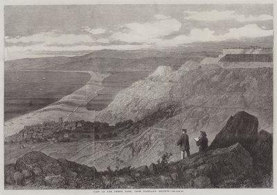 Veduta della Chesil Bank, dalle Altezze di Portland da English School