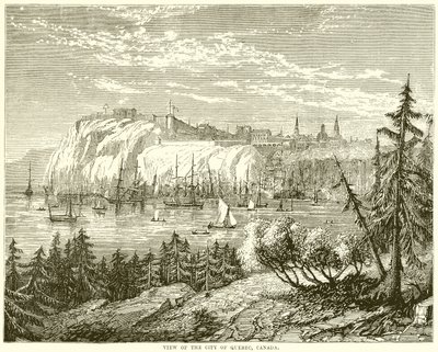 Veduta della Città di Quebec, Canada da English School