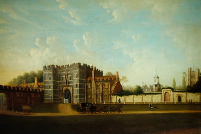Veduta della Casa del Cancello, Priorato di St. Osyth da English School