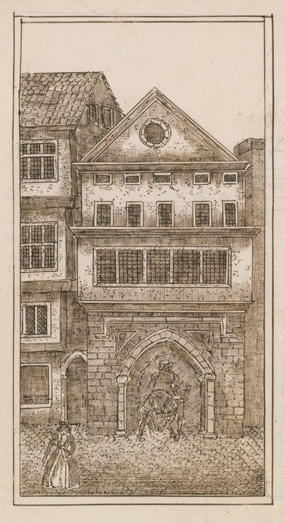 Vista del cancello nord della Cattedrale di San Paolo da English School