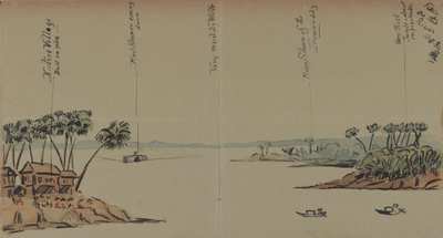 Vista sul fiume, 1886 da English School