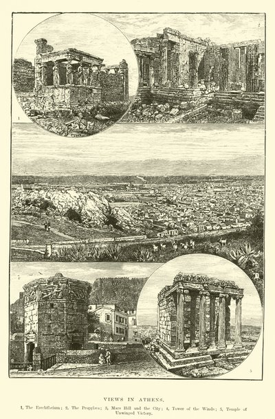 Vedute di Atene da English School