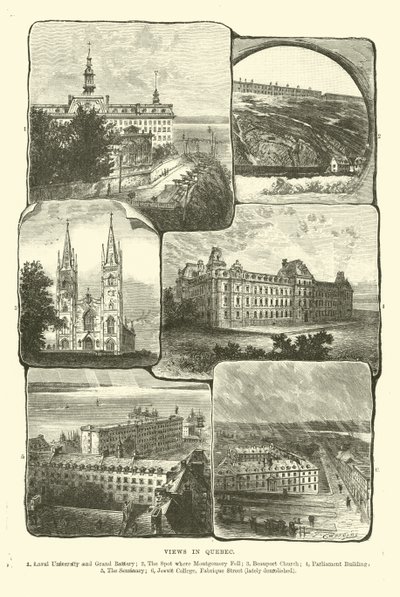 Vedute di Quebec da English School
