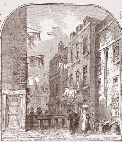 Vedute nel Rookery, St. Giles da English School