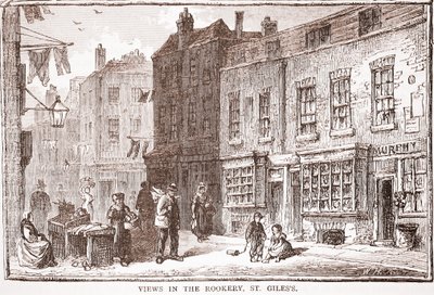 Vedute nel Rookery, St. Giles da English School