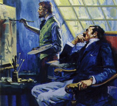 Vincent Van Gogh visse con suo fratello in uno studio a Montmartre da English School