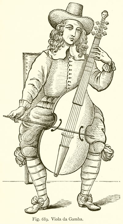 Viola da gamba da English School