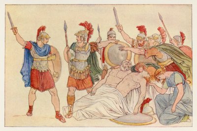Eneide di Virgilio: Turno sui corpi di Almo e Galeso da English School