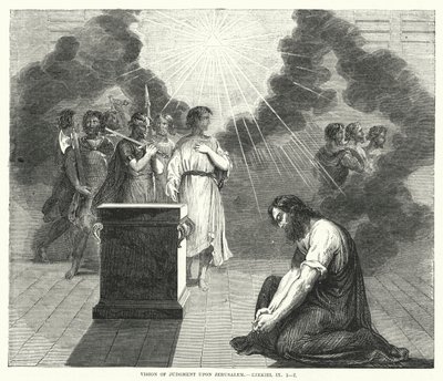 Visione del giudizio su Gerusalemme, Ezechiele IX da English School