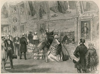 Visita di Sua Maestà, del Principe Alberto e della Regina del Portogallo alla Royal Academy da English School