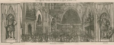 Visita della Regina Vittoria alla Città di Londra, 9 novembre 1837 da English School