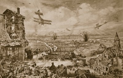 Impressione vivida della lotta terribile per Armentières nell