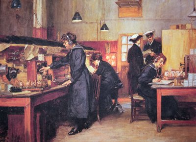 Operatrici radio e telefoniche della Royal Navy durante la Prima Guerra Mondiale da English School