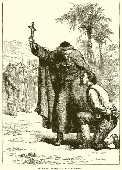 Walker prima della sua esecuzione da English School