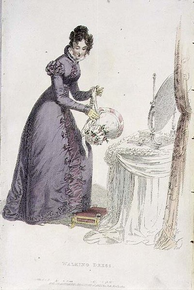 Abito da passeggio, tavola di moda da Ackermann
