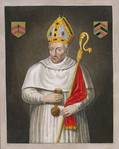 Walter de Merton (m.1277), dopo un dipinto nella Bodleian Gallery da English School