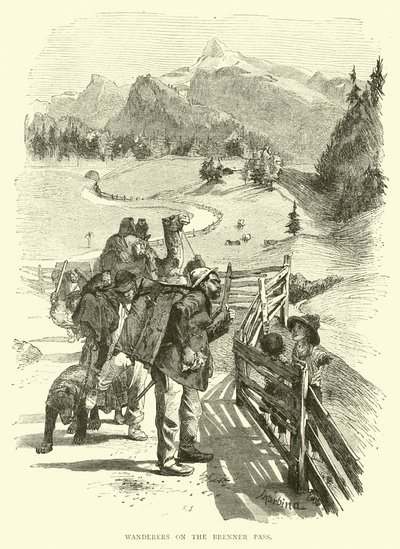 Viandanti sul Passo del Brennero da English School