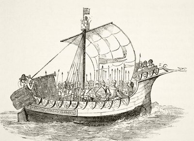 Nave da guerra del XV secolo, da 