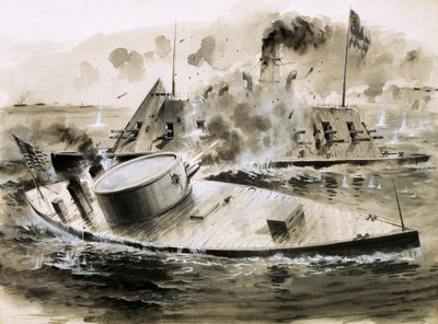Navi da guerra della guerra civile americana da English School