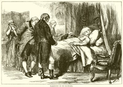 Washington sul letto di morte da English School