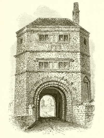 Torre di Guardia su Hythe Bridge, chiamata Studio di Fra Bacone da English School