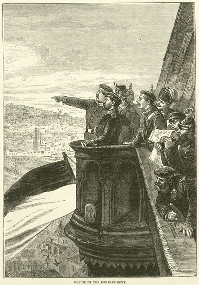 Osservando il bombardamento, dicembre 1870 da English School