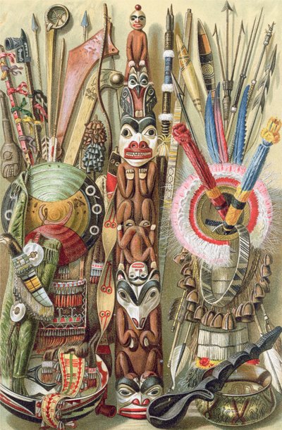 Armi, utensili e ornamenti degli indiani d