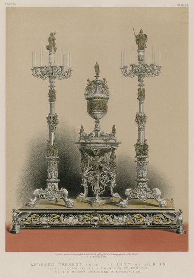 Regalo di Nozze dalla Città di Berlino al Principe e alla Principessa della Corona di Prussia da English School