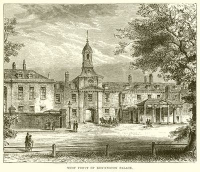 Facciata ovest di Kensington Palace da English School