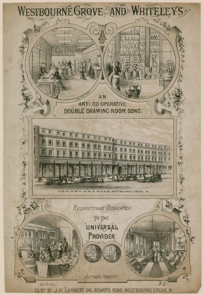 Westbourne Grove e Whiteleys da English School