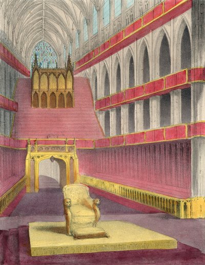 Abbazia di Westminster, allestita per l