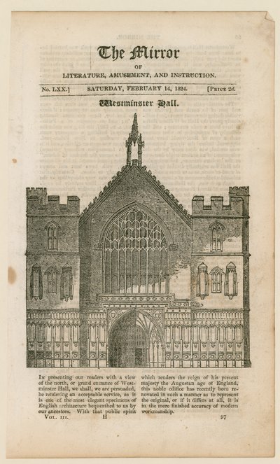 Westminster Hall da English School