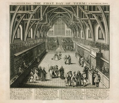 Westminster Hall, il primo giorno del termine, una poesia satirica da English School
