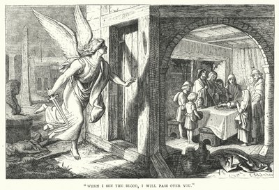 "Quando vedrò il sangue, passerò oltre" (incisione) da English School