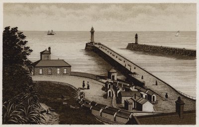 Ingresso al porto di Whitby da English School