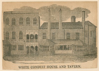 White Conduit House e Taverna, Pentonville, Londra da English School