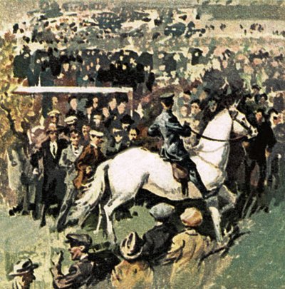 Cavallo bianco alla finale della Coppa del 1923 a Wembley da English School