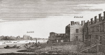 Whitehall, Londra, come era nel XVIII secolo, da 