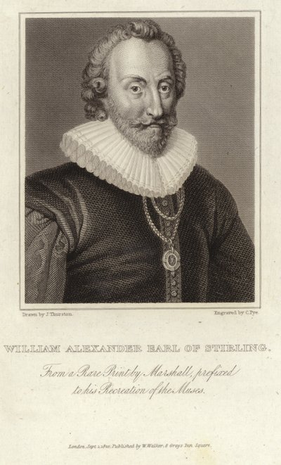 William Alexander, 1° Conte di Stirling (c 1570 - 12 settembre 1640) da English School
