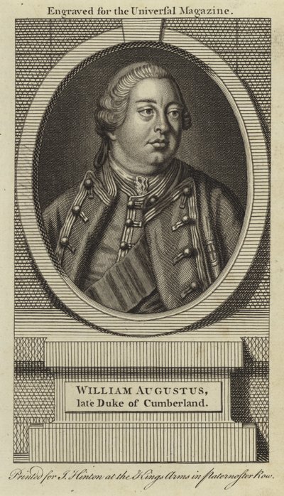 William Augustus, 1° Duca di Cumberland da English School