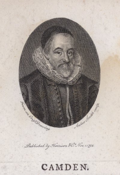 William Camden, antiquario, storico e geografo inglese da English School