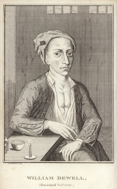 William Dewell, giustiziato novembre 1740 da English School