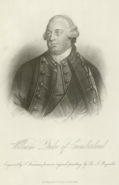 William, Duca di Cumberland da English School